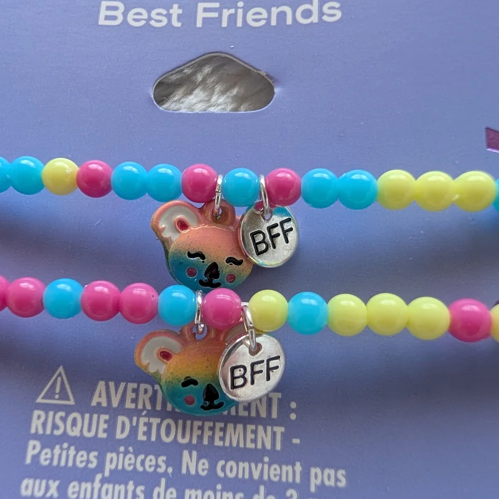 Claire’s Jewelry Bundle | Butterfly Choker, BFF Bracelets, LOVER Beaded Bracelet